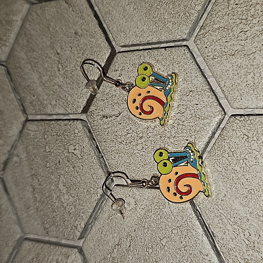 Gary The Snail Earrings